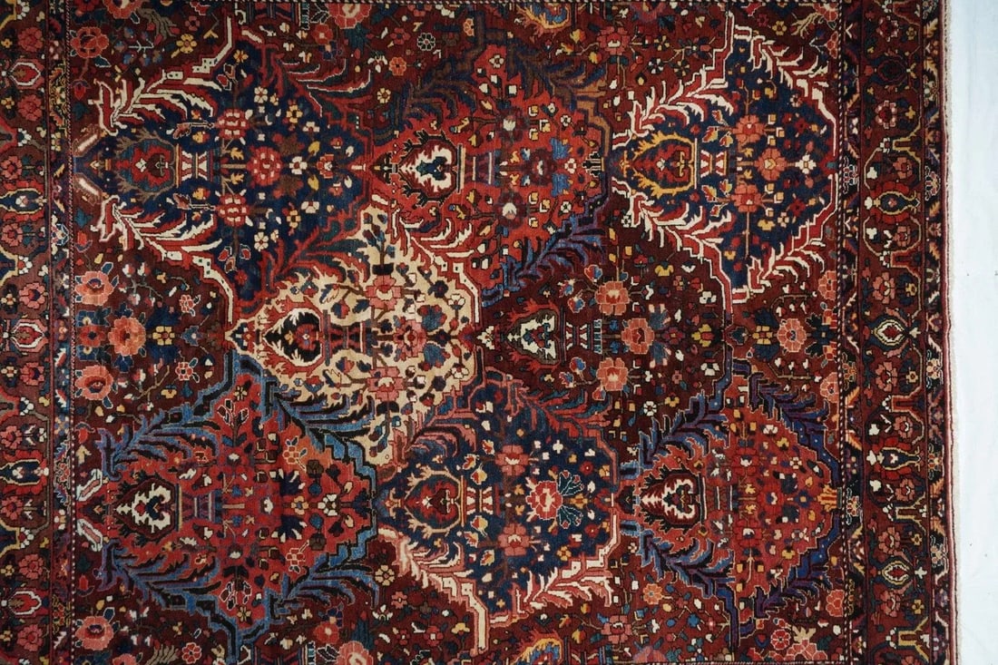 Vintage Bakhtiari Rug 11'2'' X 11'10'' - 7