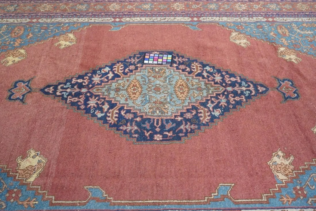 Late 18th Century Antique Turkish (Serapi/Bakshayesh Design) Rug 7' x 10' - 4