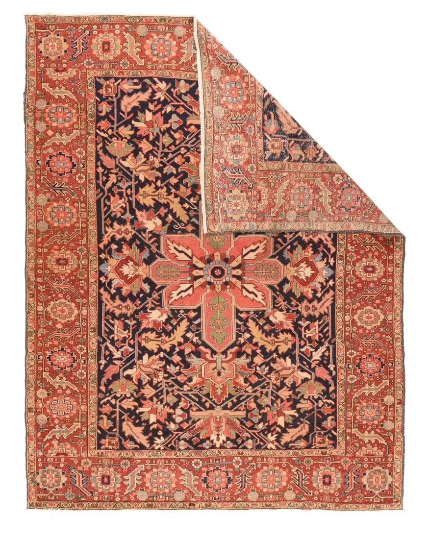 Late 18th Century Antique Serapi Rug 8'1'' x 10'4'' - 2