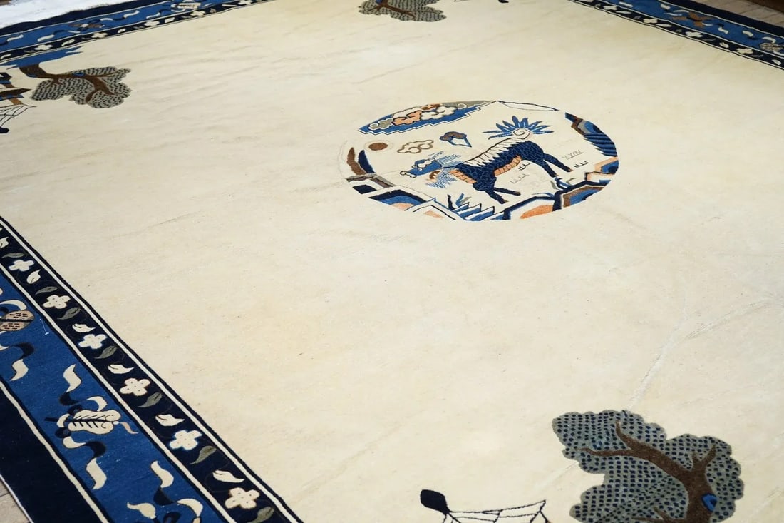 Antique Peking Rug 11'9'' x 14'2'' - 10