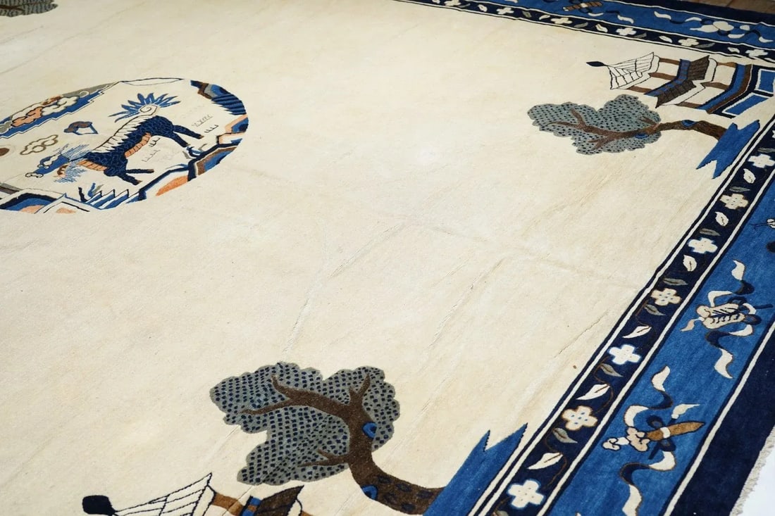 Antique Peking Rug 11'9'' x 14'2'' - 9