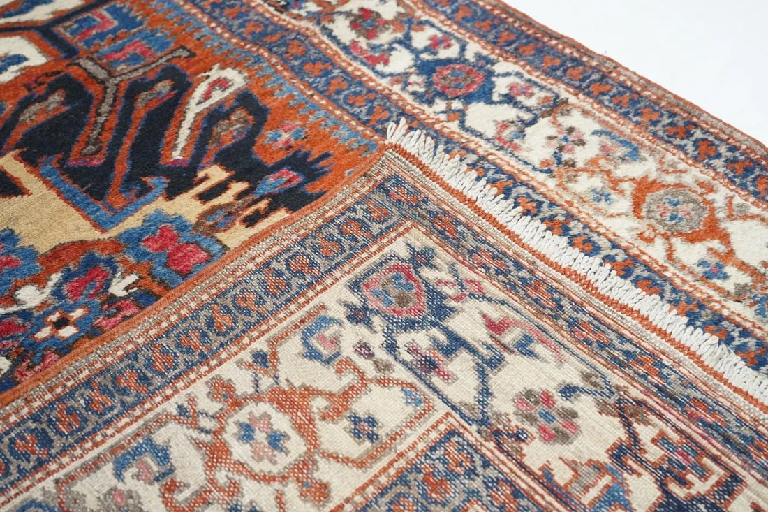 Antique Karajeh Weave Rug 4'5'' x 7'5'' - 2