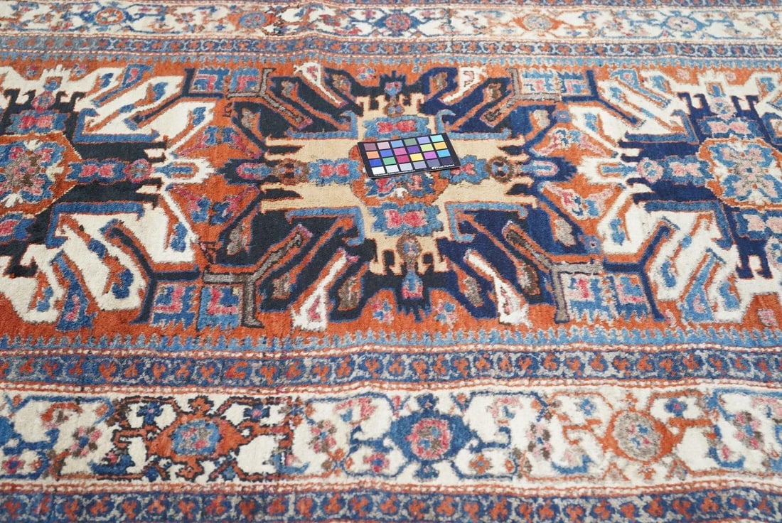 Antique Karajeh Weave Rug 4'5'' x 7'5'' - 3