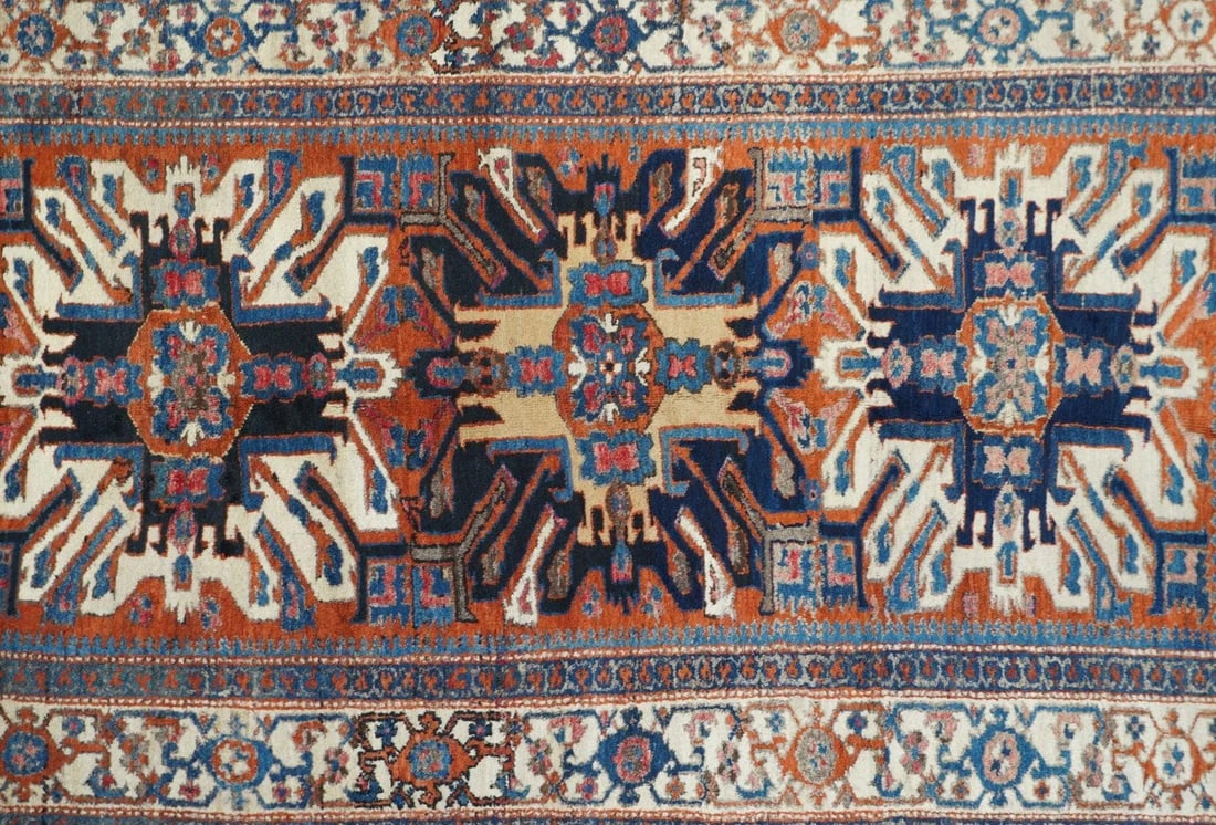 Antique Karajeh Weave Rug 4'5'' x 7'5'' - 4