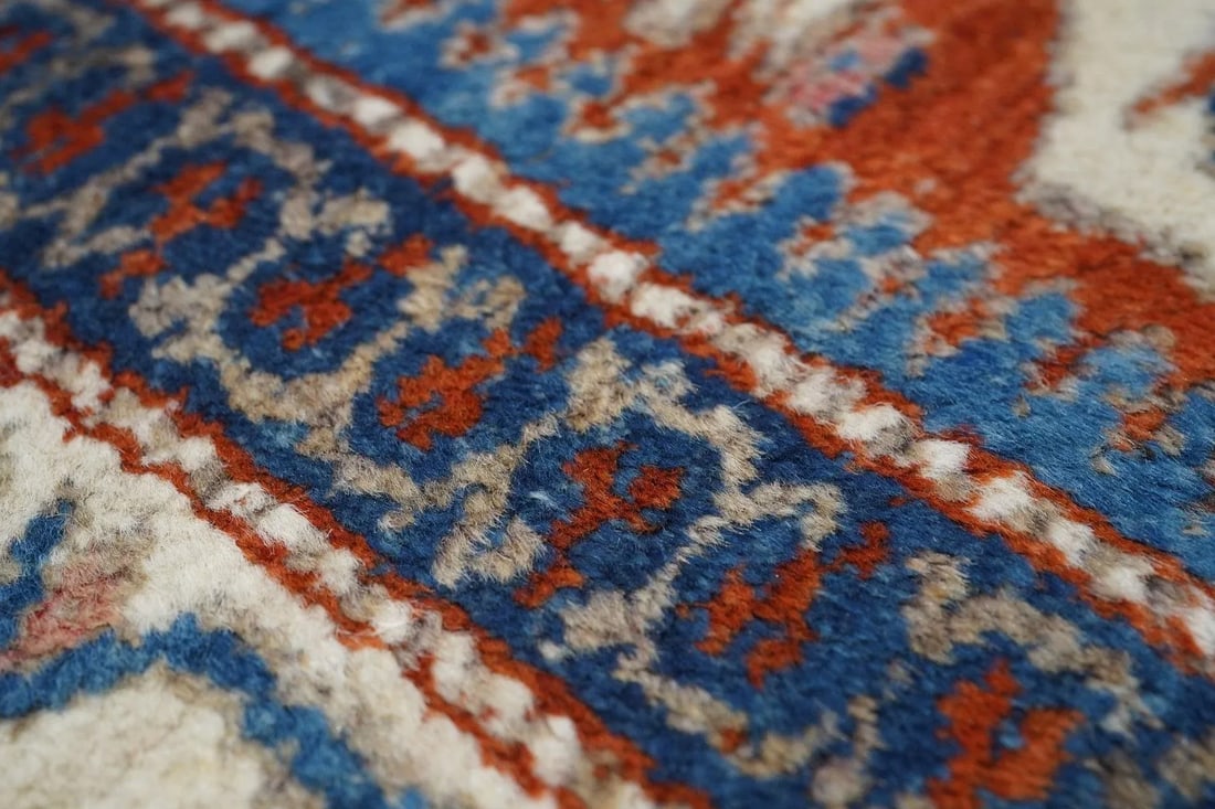 Antique Karajeh Weave Rug 4'5'' x 7'5'' - 7