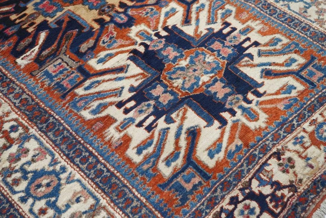 Antique Karajeh Weave Rug 4'5'' x 7'5'' - 8