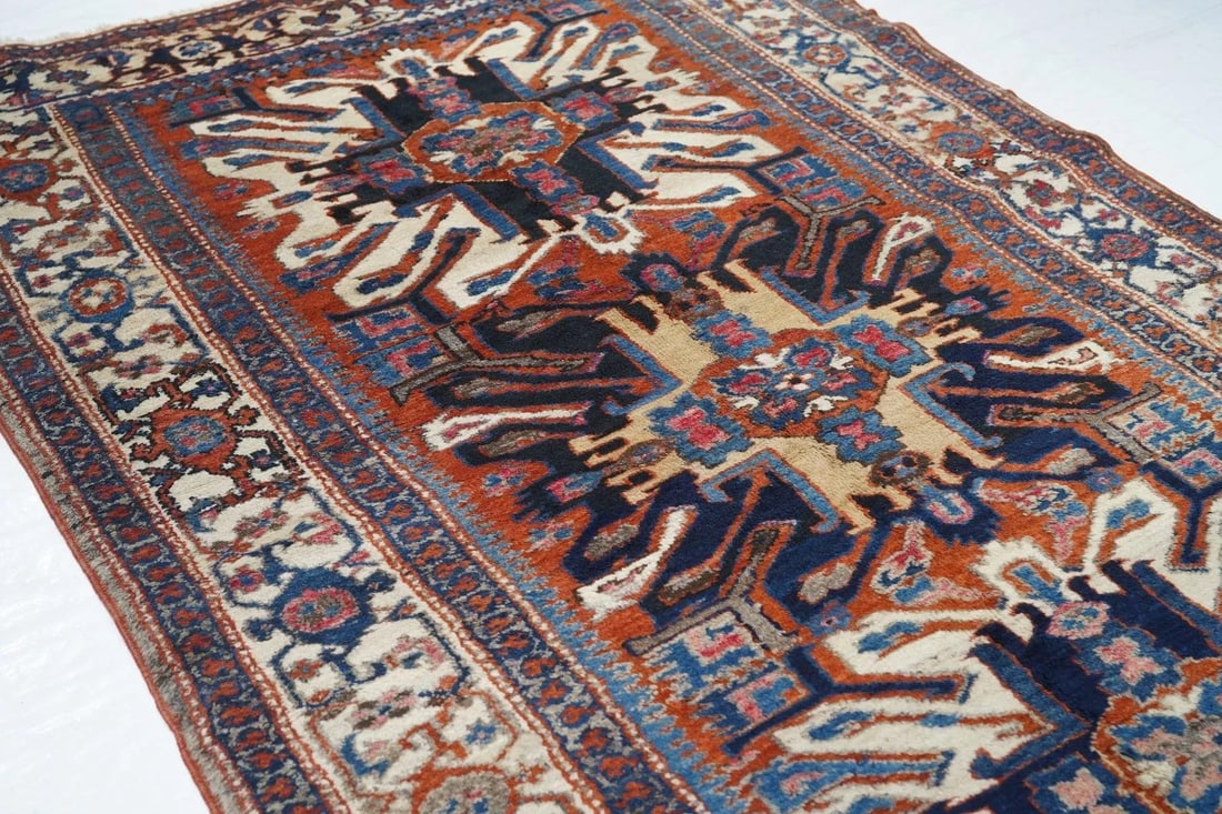 Antique Karajeh Weave Rug 4'5'' x 7'5'' - 9