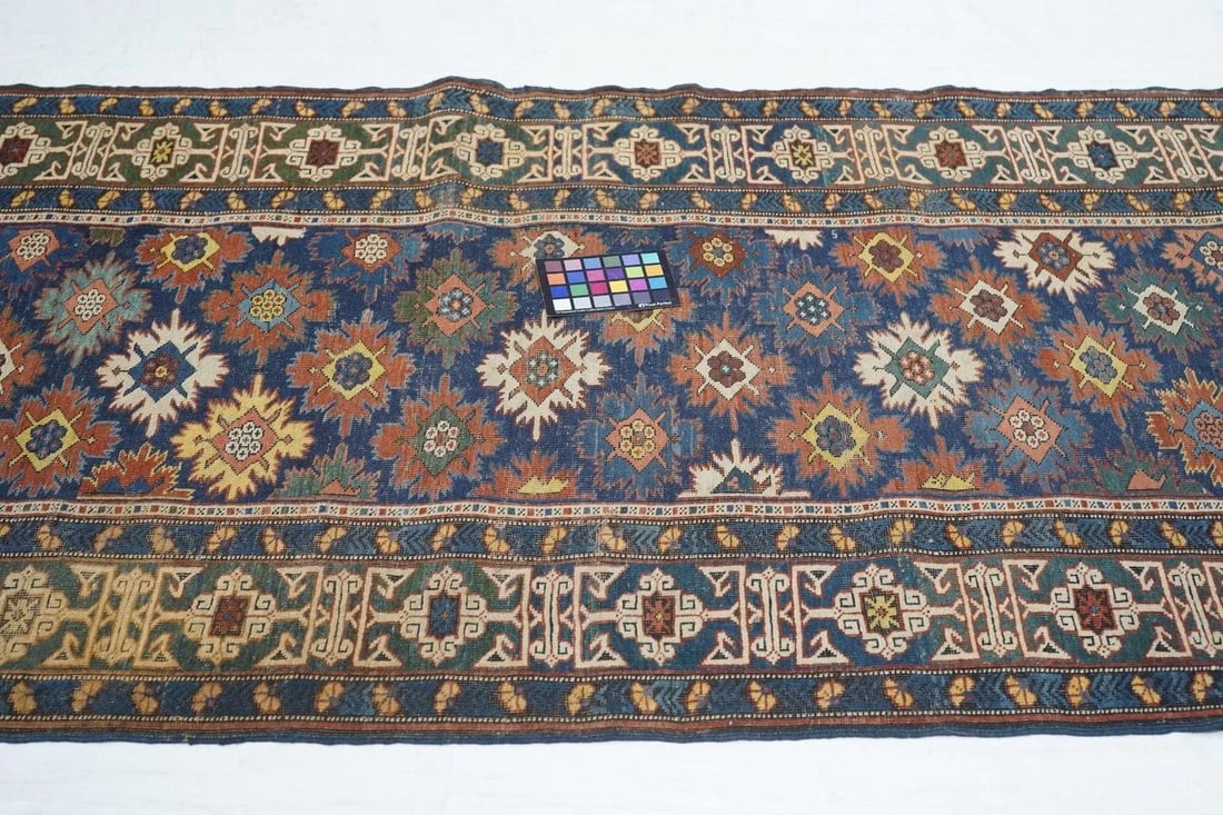 Antique Kuba Rug 3'4'' x 11'10'' - 9