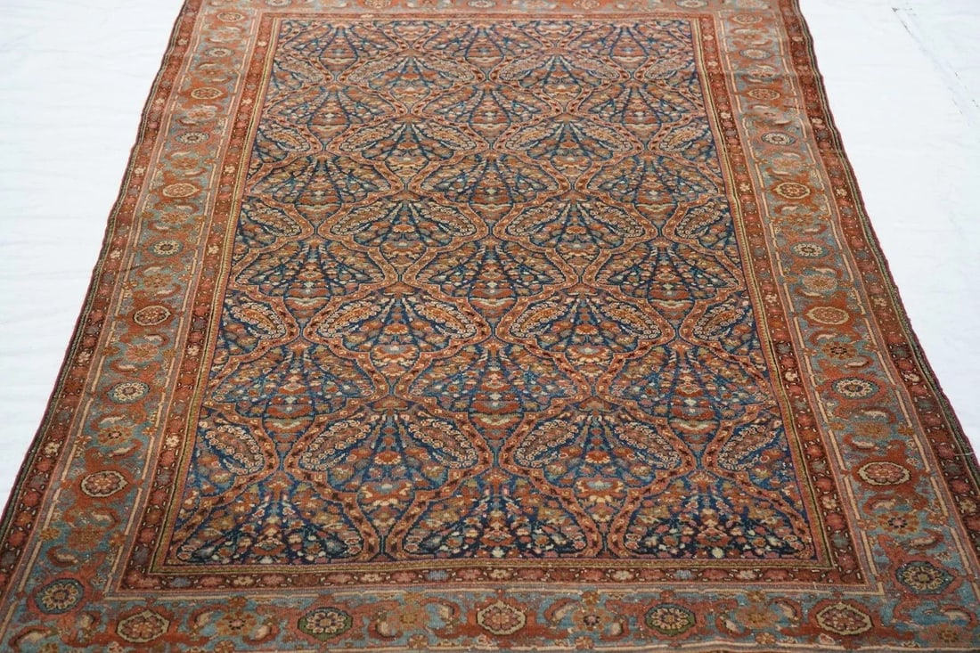 Antique Malayer Rug 4'4'' x 6'6'' - 10
