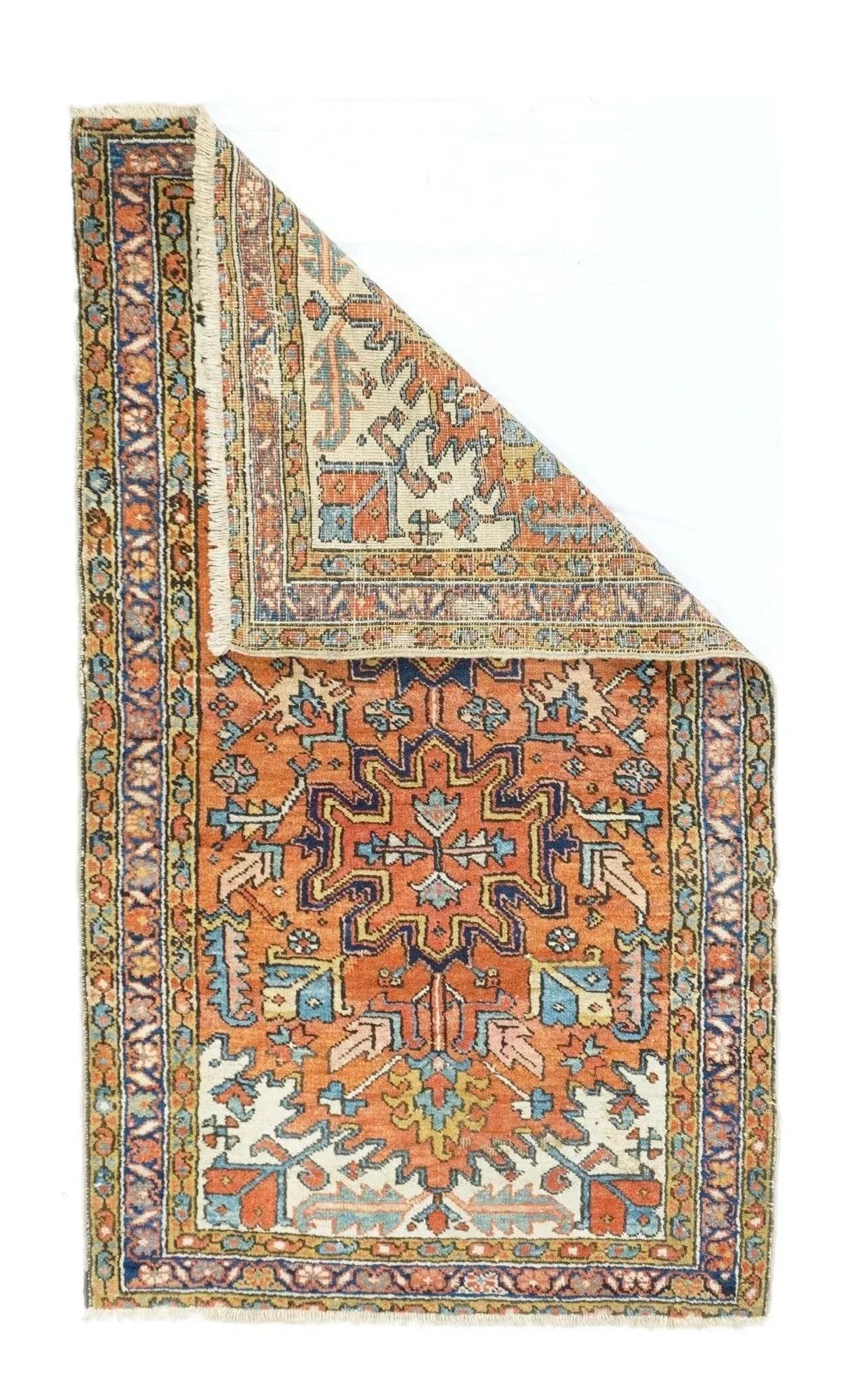 Antique Heriz Rug 3'1'' x 5'5'' - 2