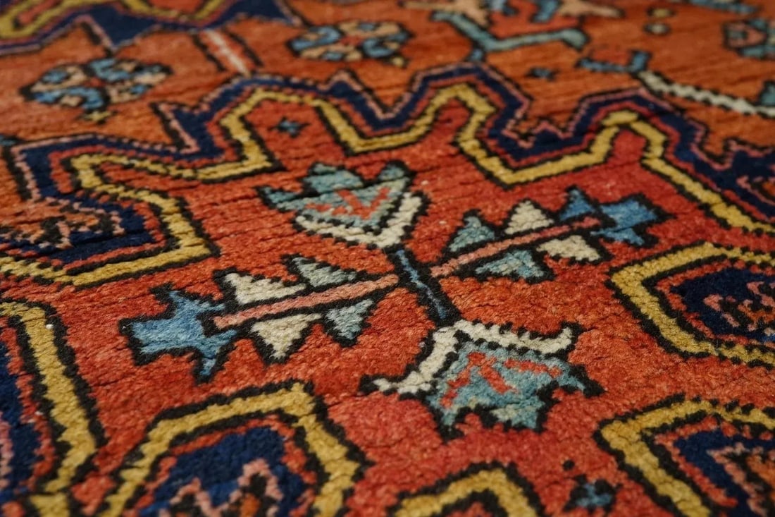 Antique Heriz Rug 3'1'' x 5'5'' - 6