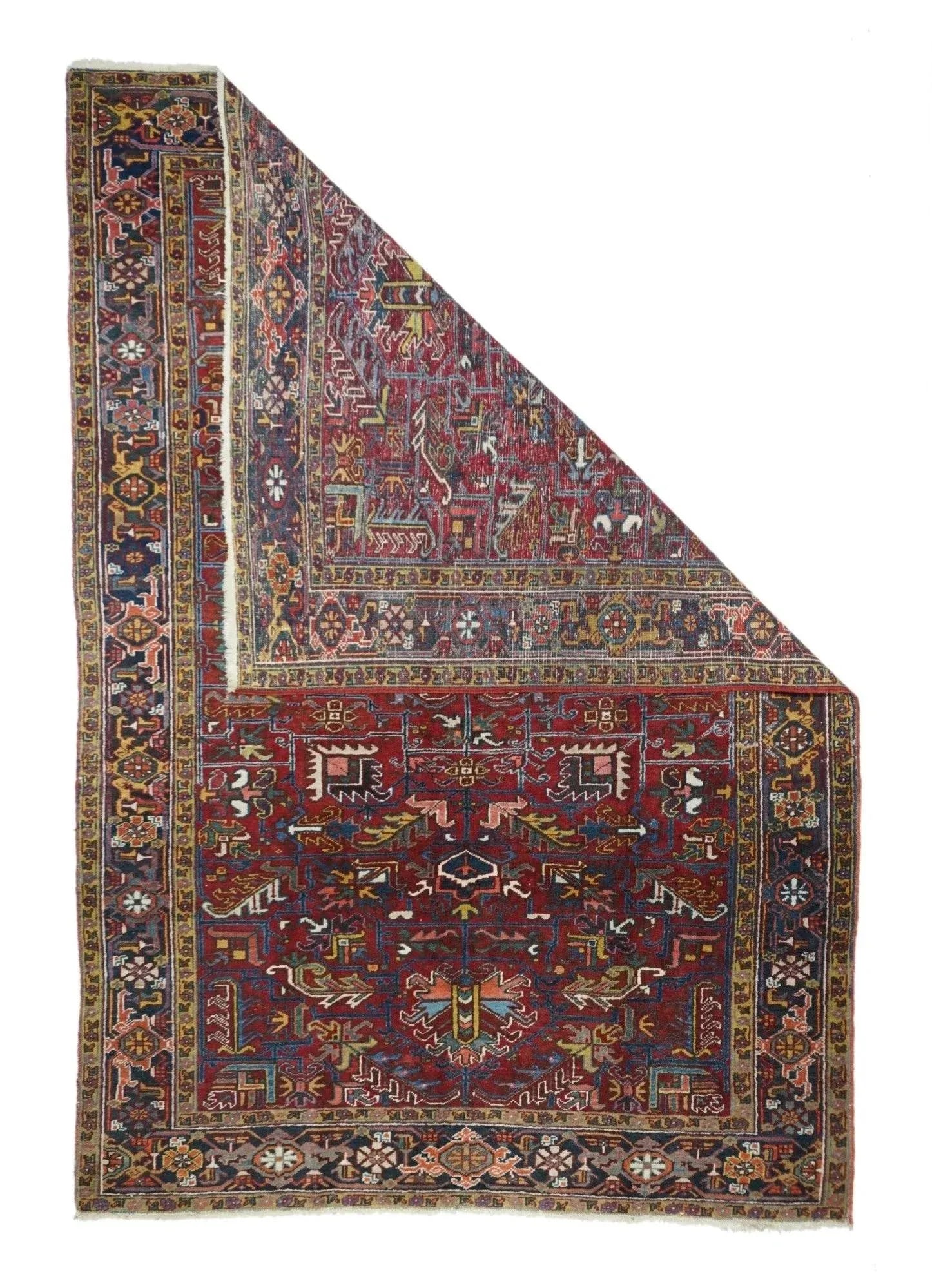 Vintage Heriz Rug 6'7'' x 9'9'' - 2