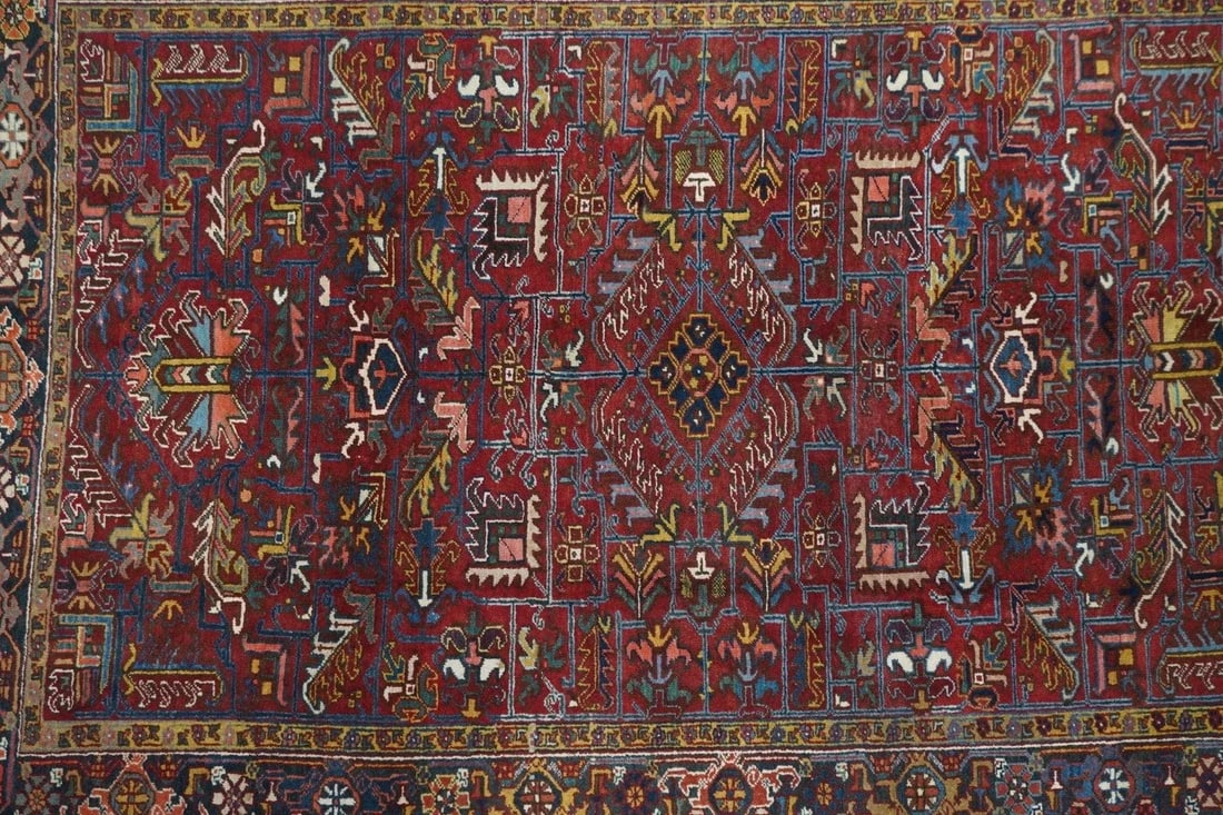 Vintage Heriz Rug 6'7'' x 9'9'' - 3