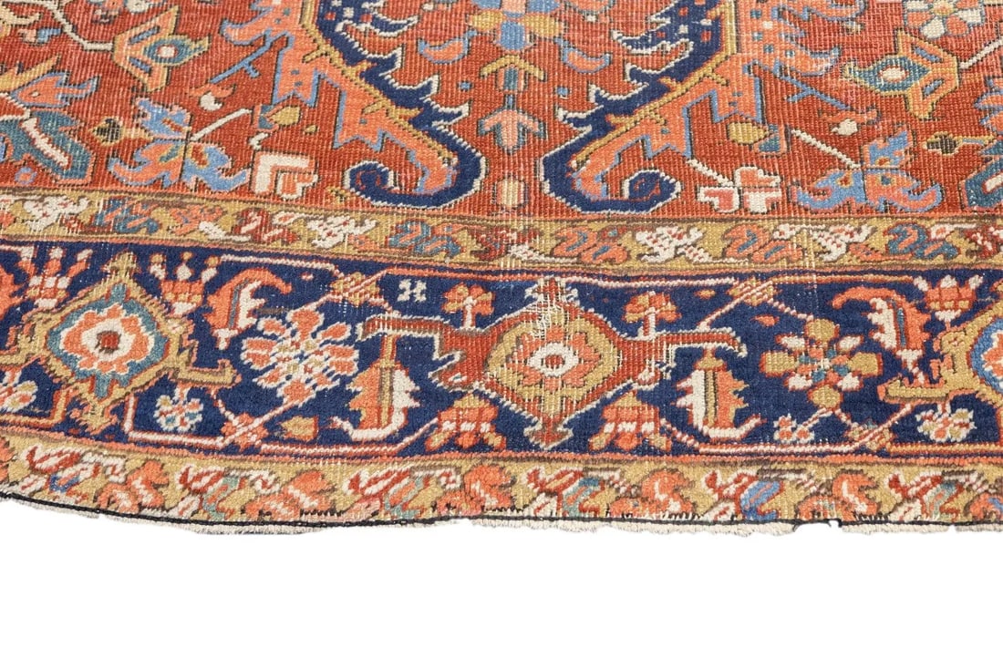 Antique Heriz Rug 9'2'' x 12'2'' - 8