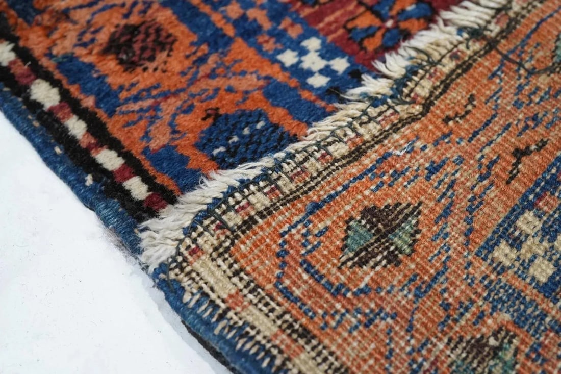 Antique Heriz Runner 3'4'' x 14'4'' - 2