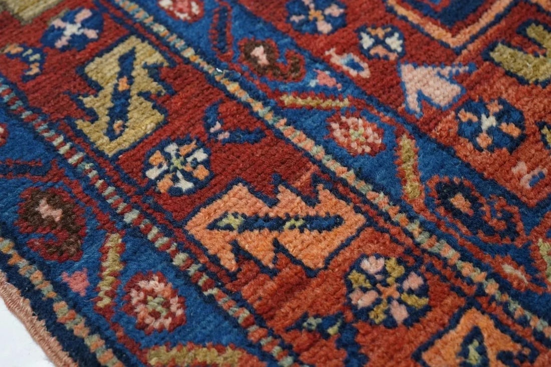 Antique Heriz Runner 3'3'' x 14'8'' - 5