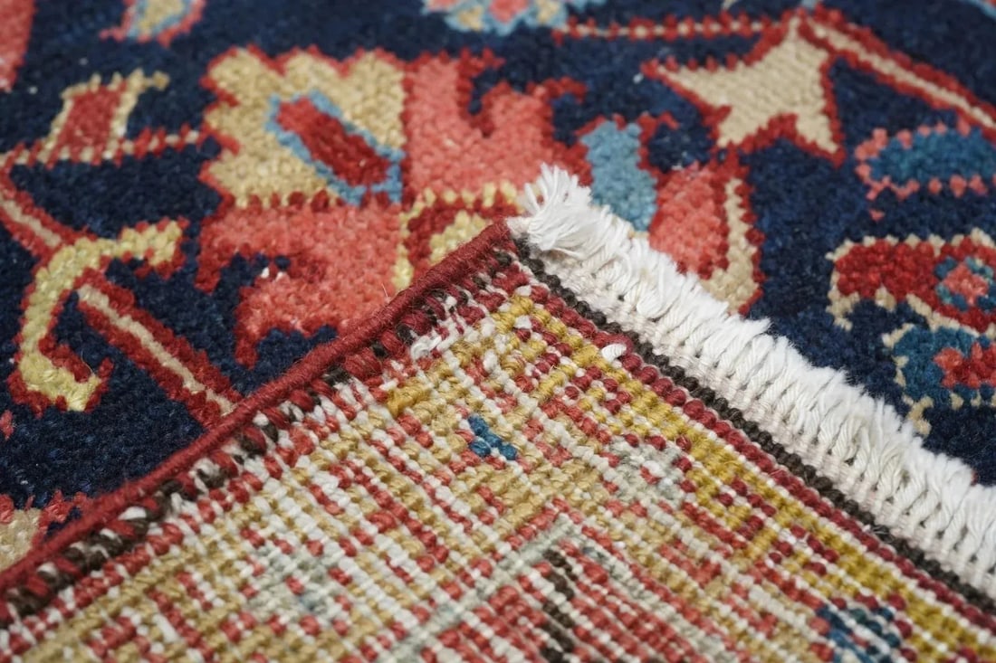 Antique Heriz Rug 4'4'' X 5'0" - 8