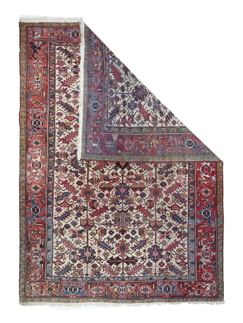 Vintage Heriz Rug 8'1'' x 11' - 2