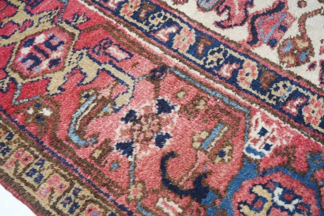 Vintage Heriz Rug 8'1'' x 11' - 4
