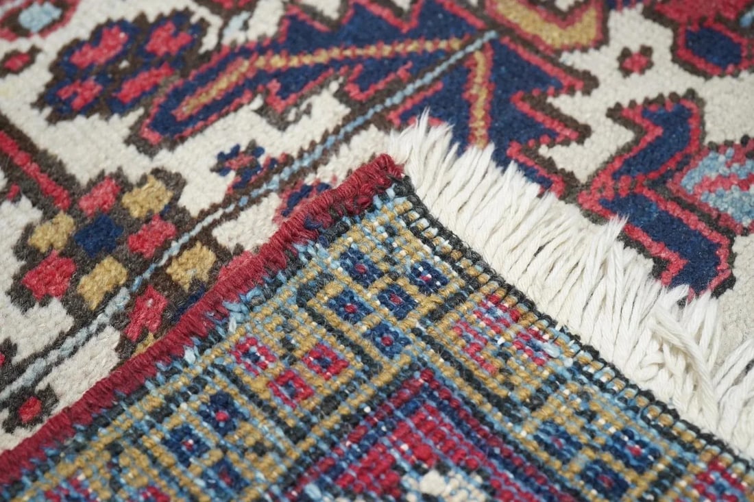 Vintage Heriz Rug 8'1'' x 11' - 5
