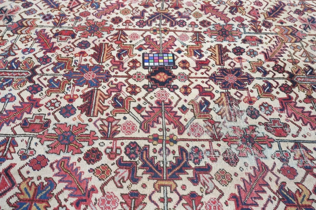 Vintage Heriz Rug 8'1'' x 11' - 9