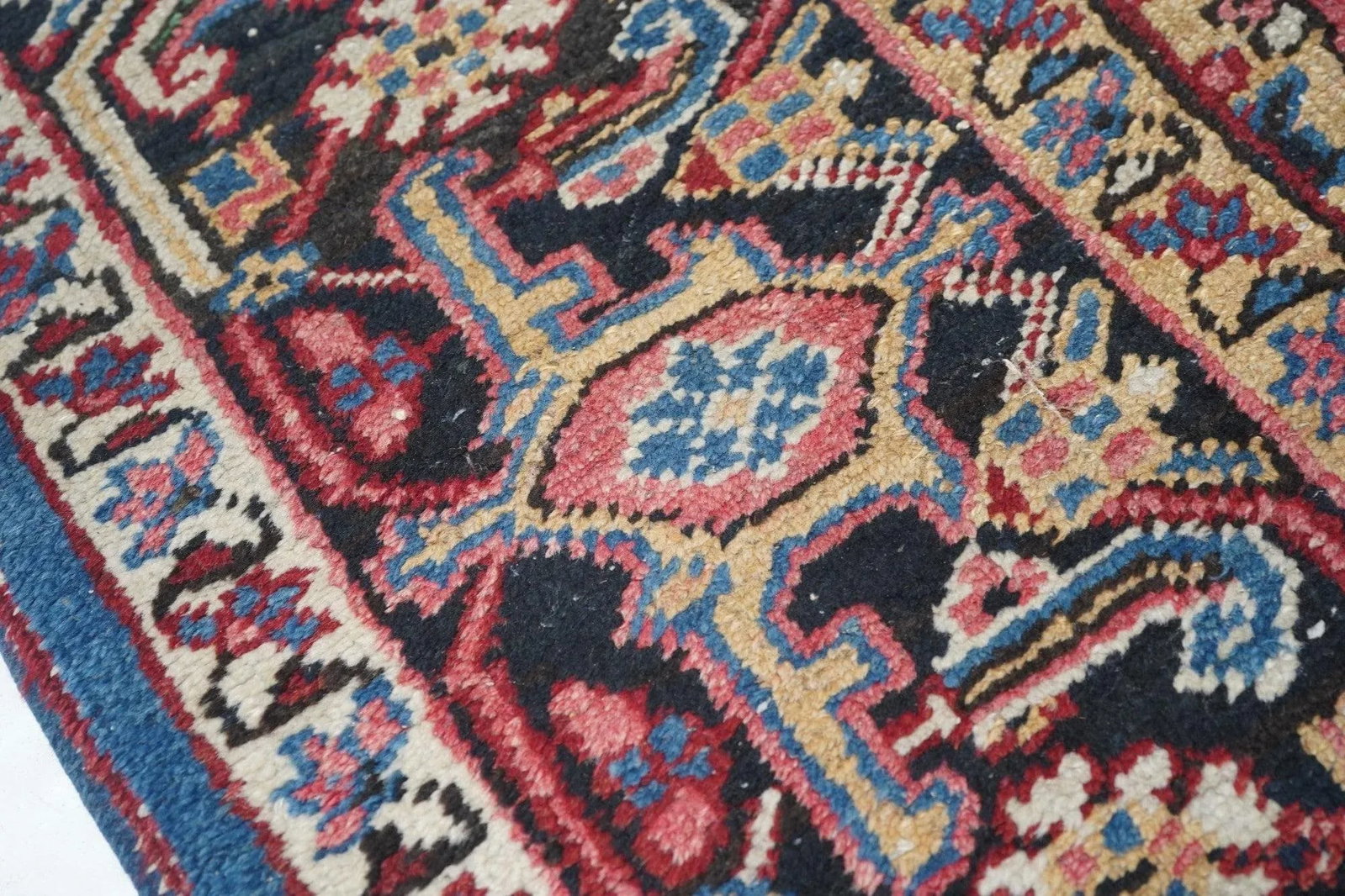 Antique Heriz Rug 6'11'' X 9'10'' - 3