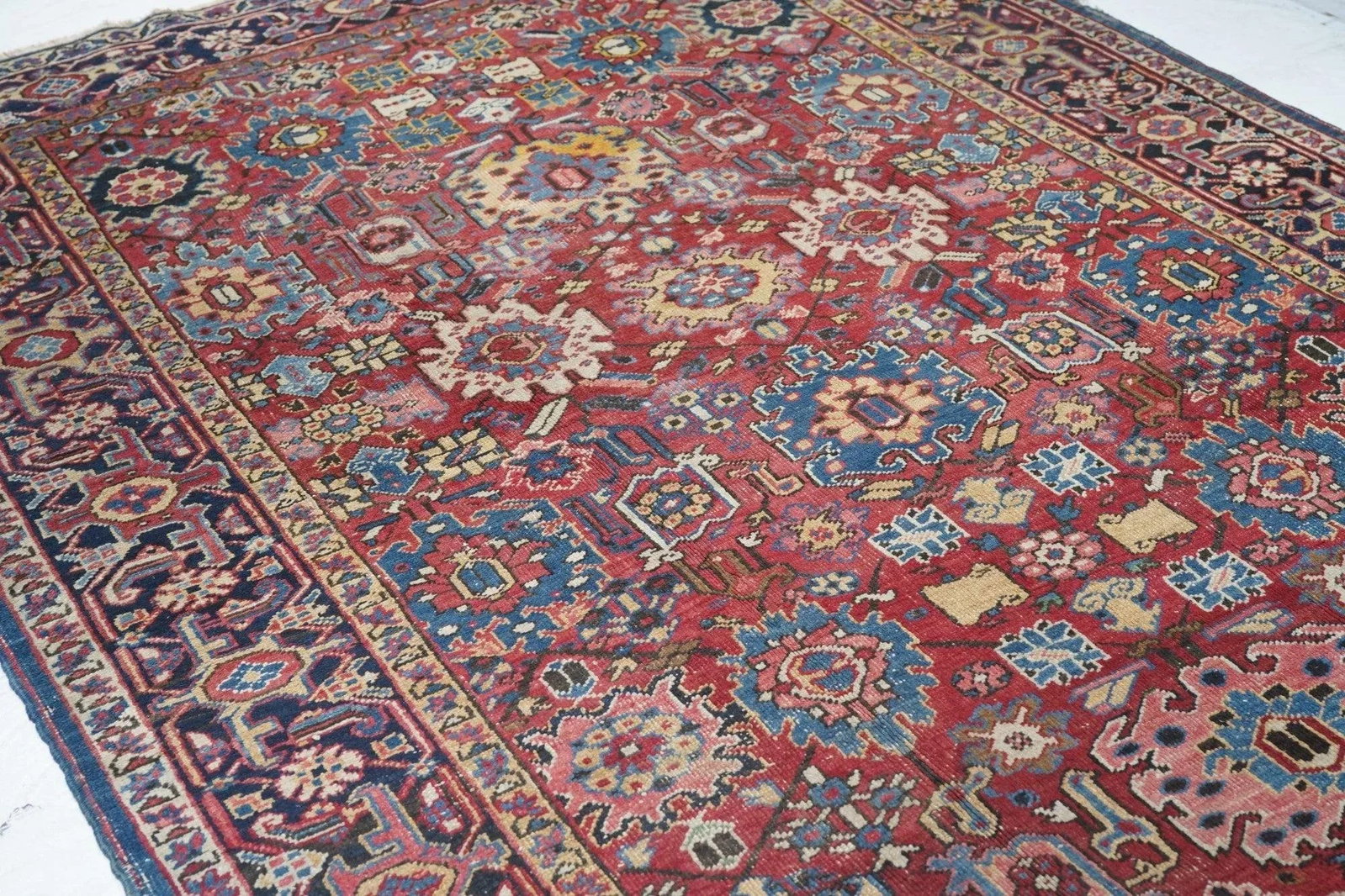 Antique Heriz Rug 6'11'' X 9'10'' - 6