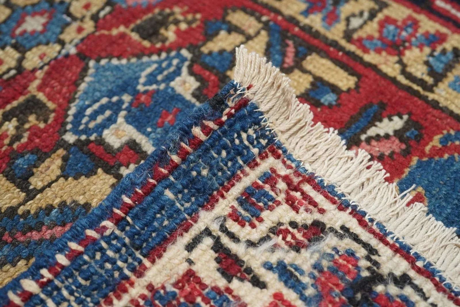 Antique Heriz Rug 6'11'' X 9'10'' - 9