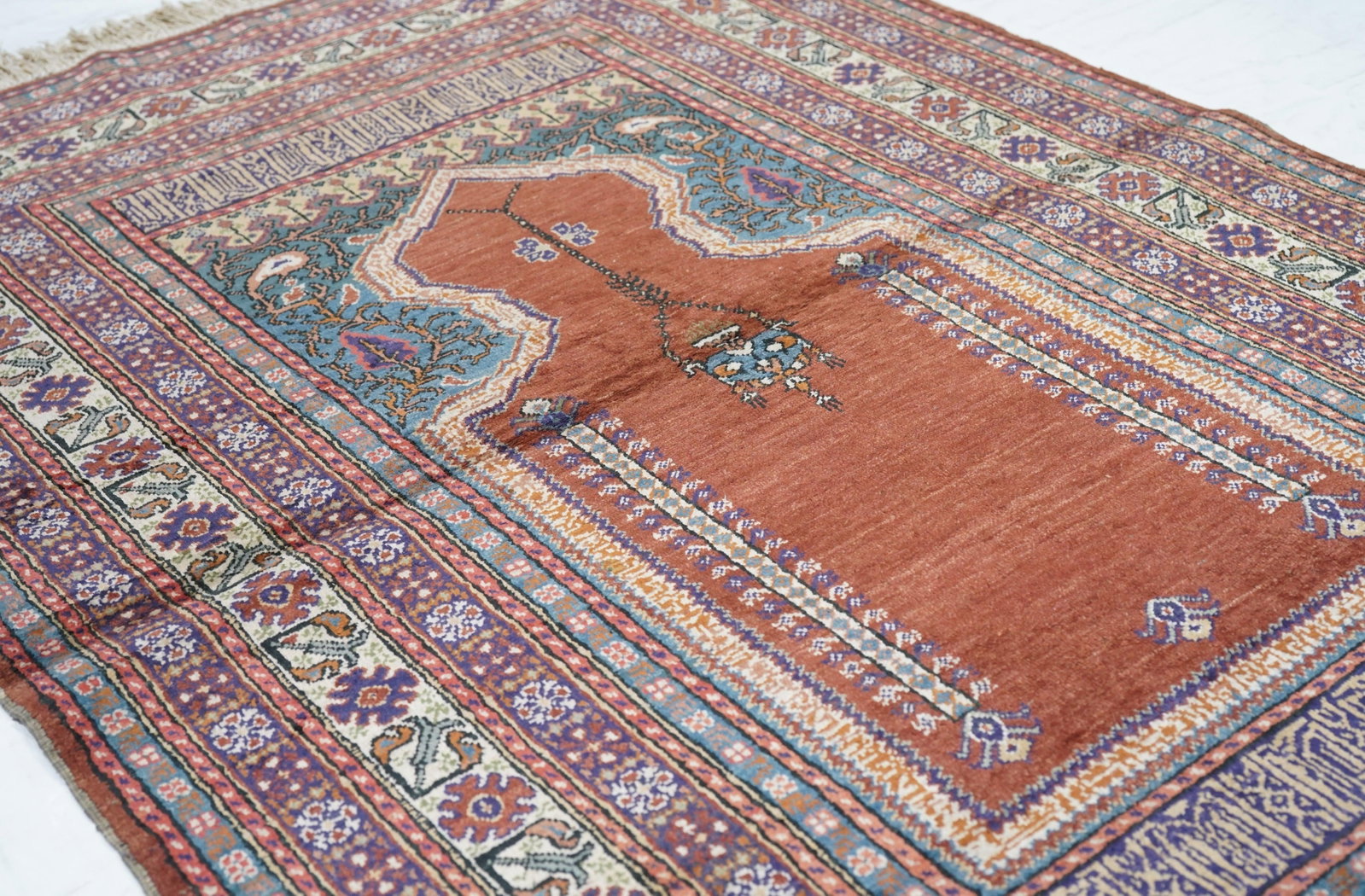 1930s Antique Turkish Rug-3'10" X 5'9" - 9