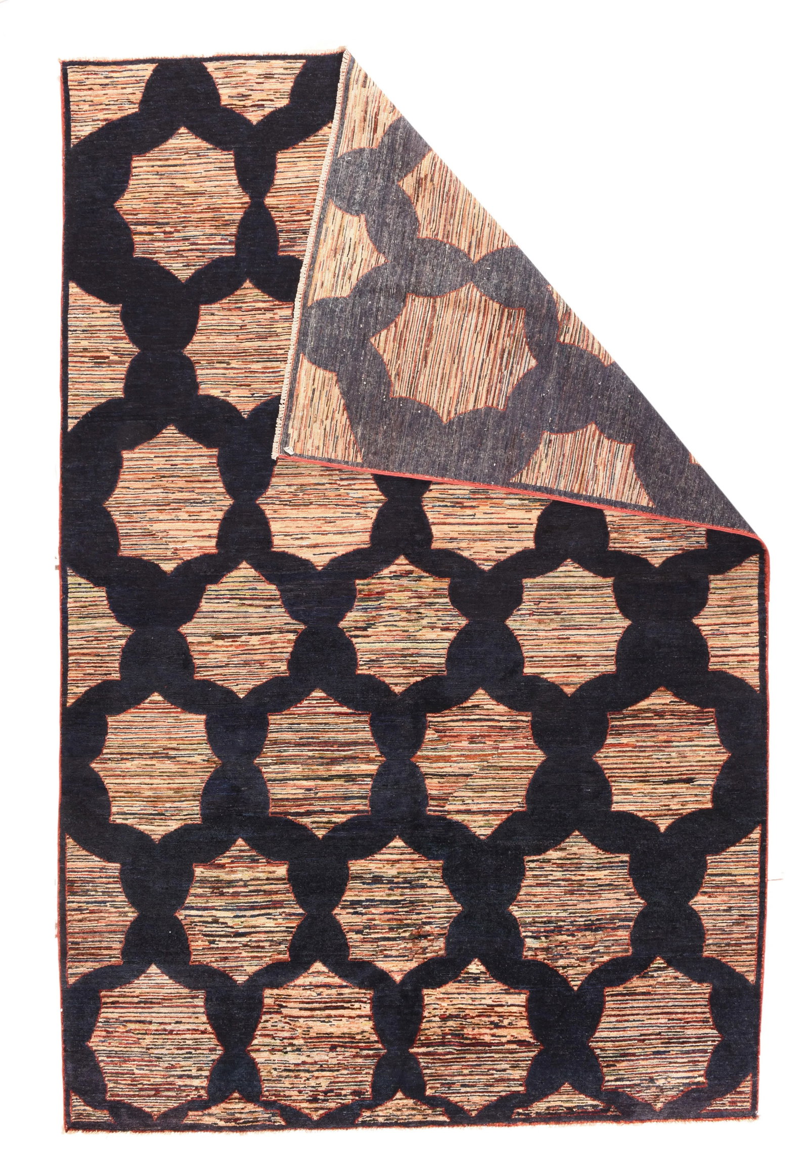 Pakistan Gabbeh Rug-6'7'x10" - 2