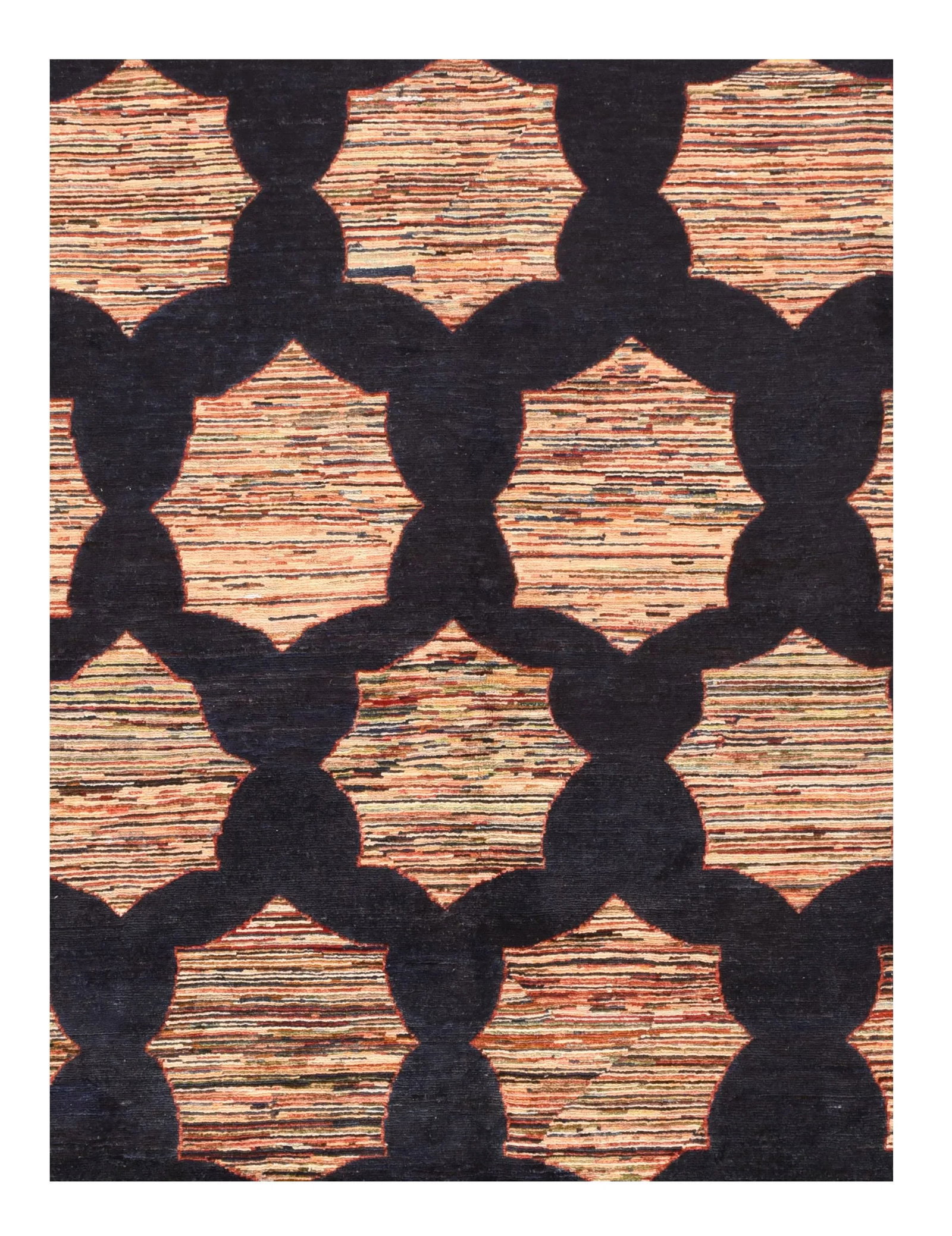 Pakistan Gabbeh Rug-6'7'x10" - 3