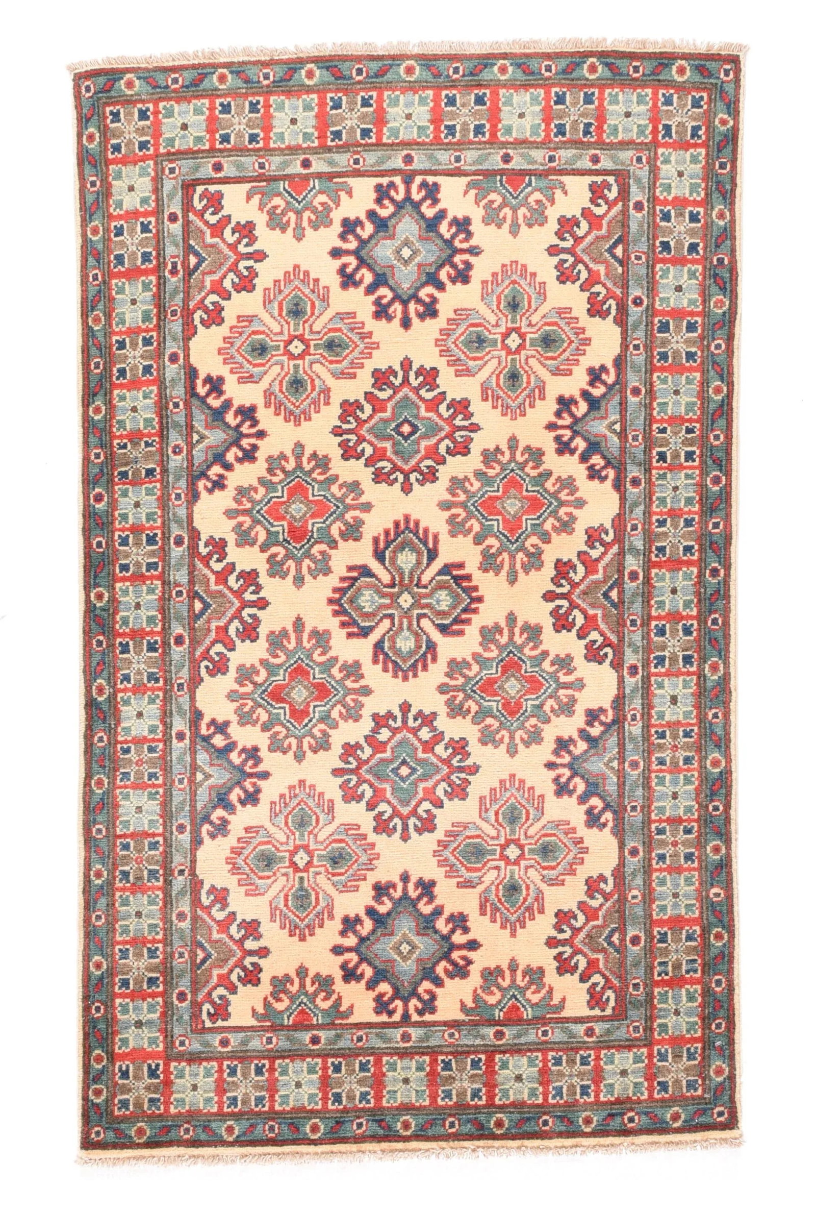 Pak Kazak Pakistan Rug- 3"² × 5"² - 3