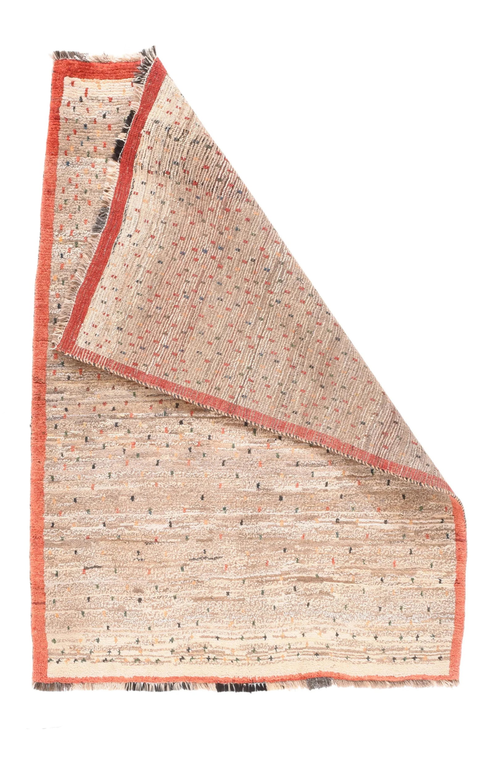 Fine Vintage Persian Gabbeh Rug, Hand Knotted, Circa 1950 , Size 4'7" X 6'5" - 4