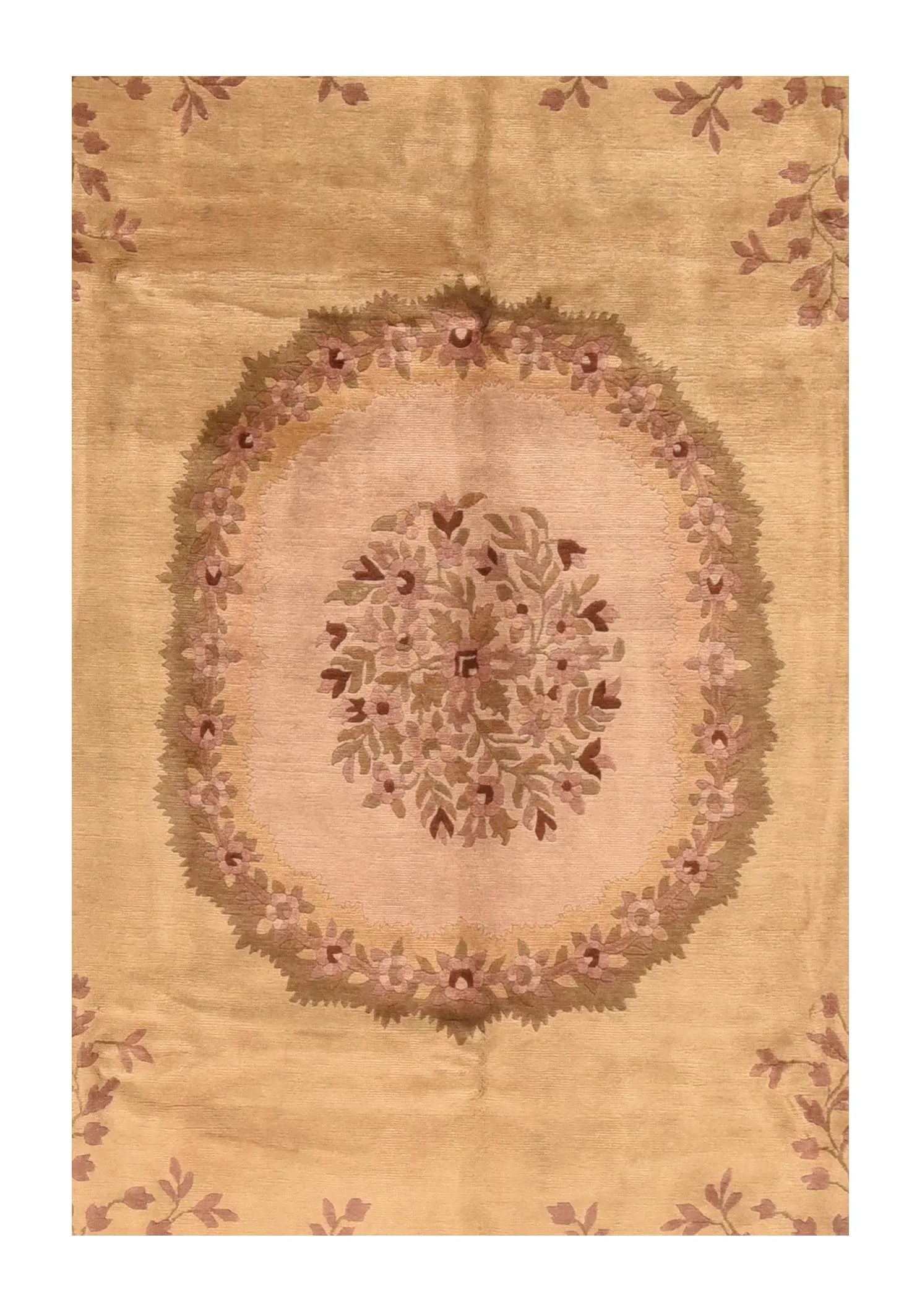 Vintage Savonnerie Weave Rug-10' X 14' - 3
