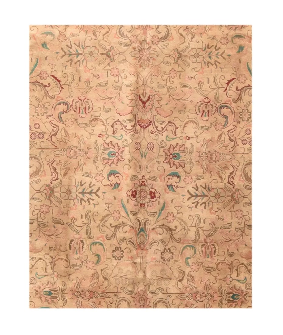 Fine Vintage Persian Tabriz Rug 10'2'' X 12'10'' - 3