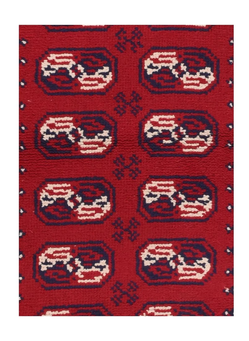 Vintage Bokhara Rug 3'0" X 6'0" - 3