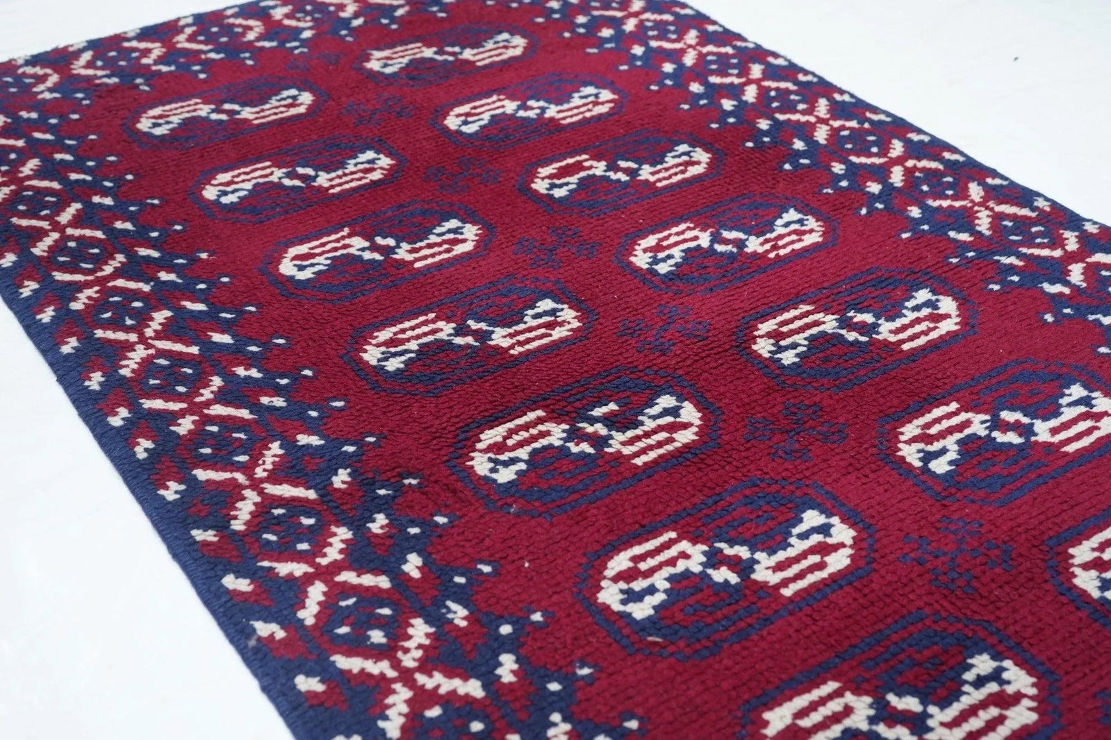 Vintage Bokhara Rug 3'0" X 6'0" - 8