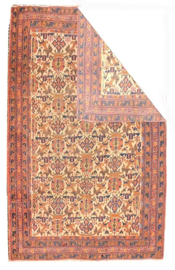 Antique Persian Tribal Afshar Rug - 2