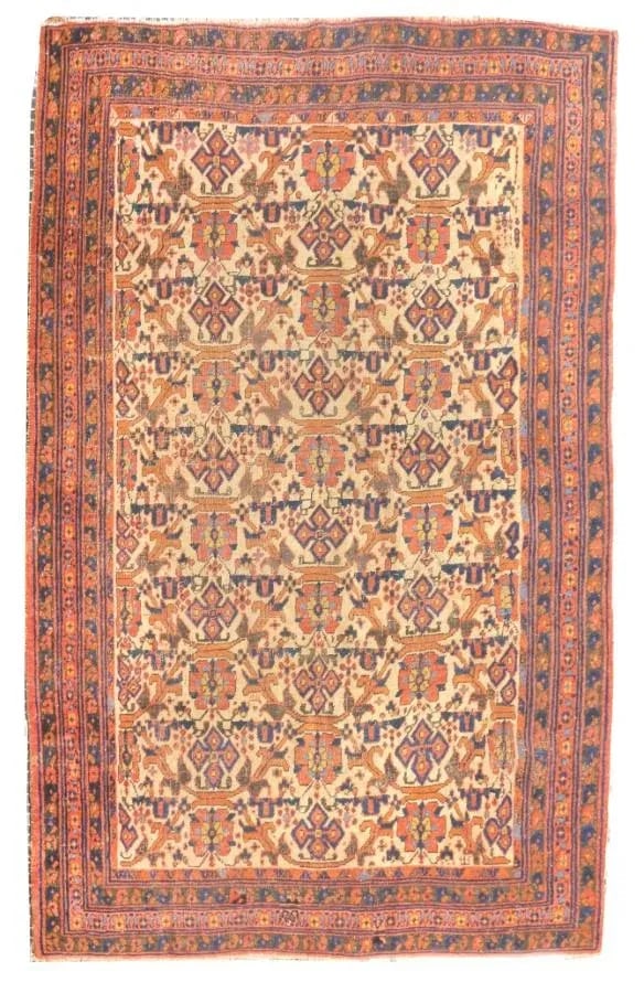 Antique Persian Tribal Afshar Rug - 4