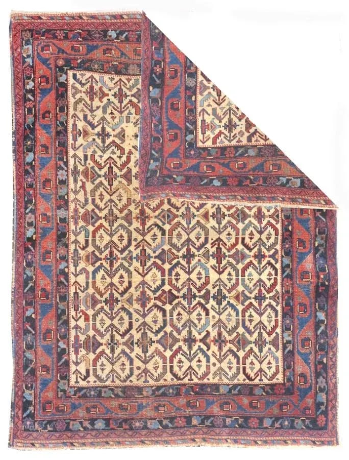 Antique Persian Tribal Afshar Rug - 2