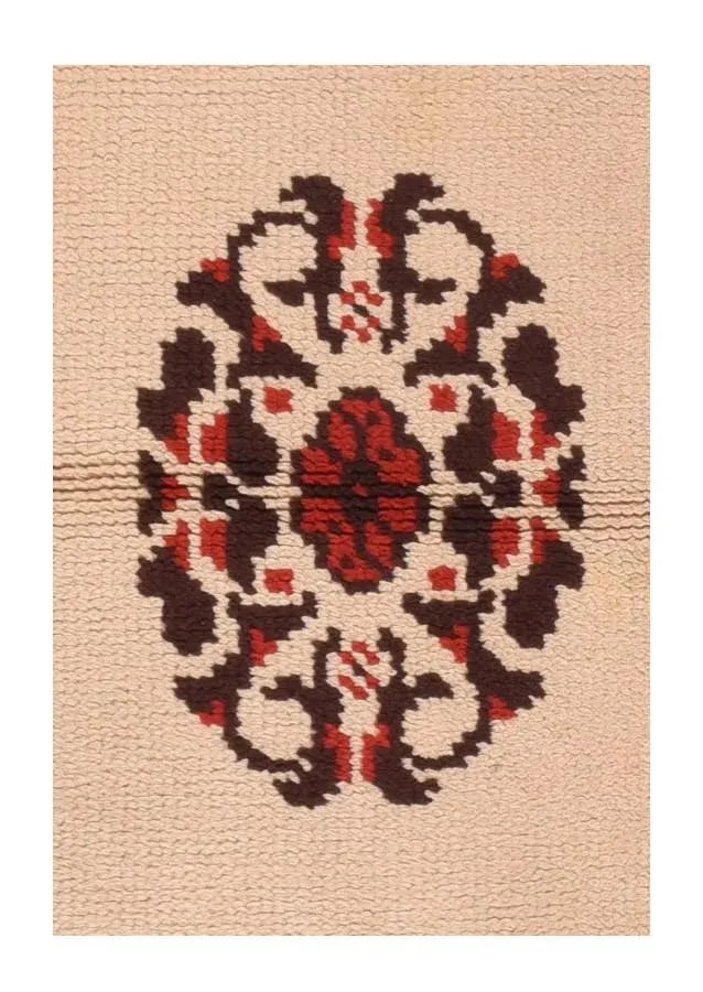 Semi Antique Tribal Turkish Rug-2"²6"³ × 4"²6"³ - 3