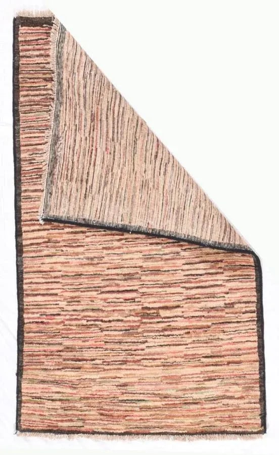 Hand Made Persian Gabbeh Rug- 2"²8"³ × 4"²2"³ - 2