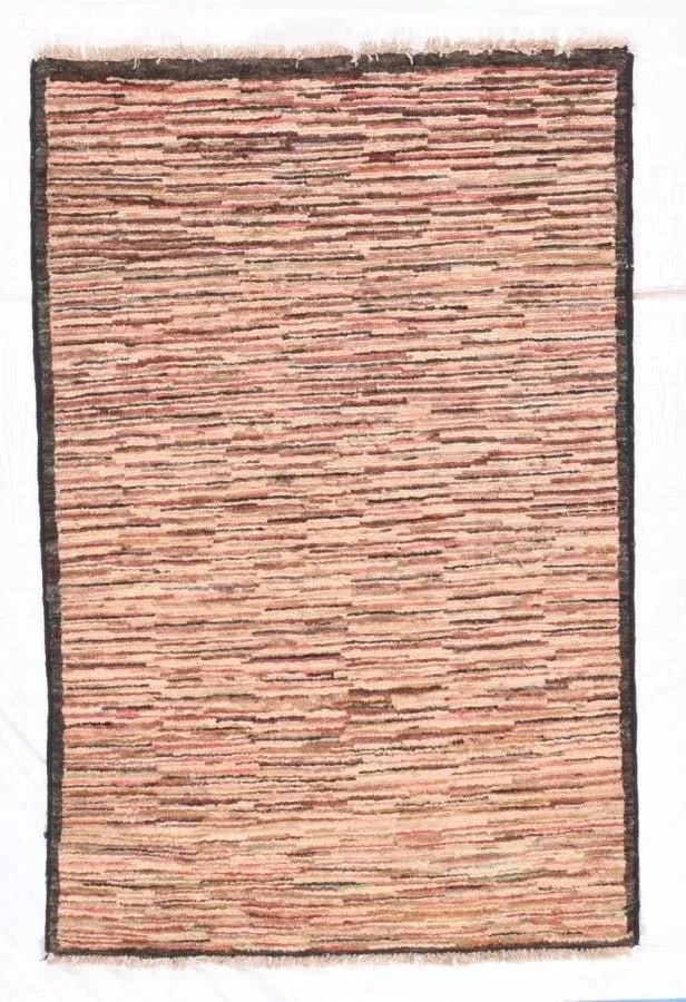 Hand Made Persian Gabbeh Rug- 2"²8"³ × 4"²2"³ - 5