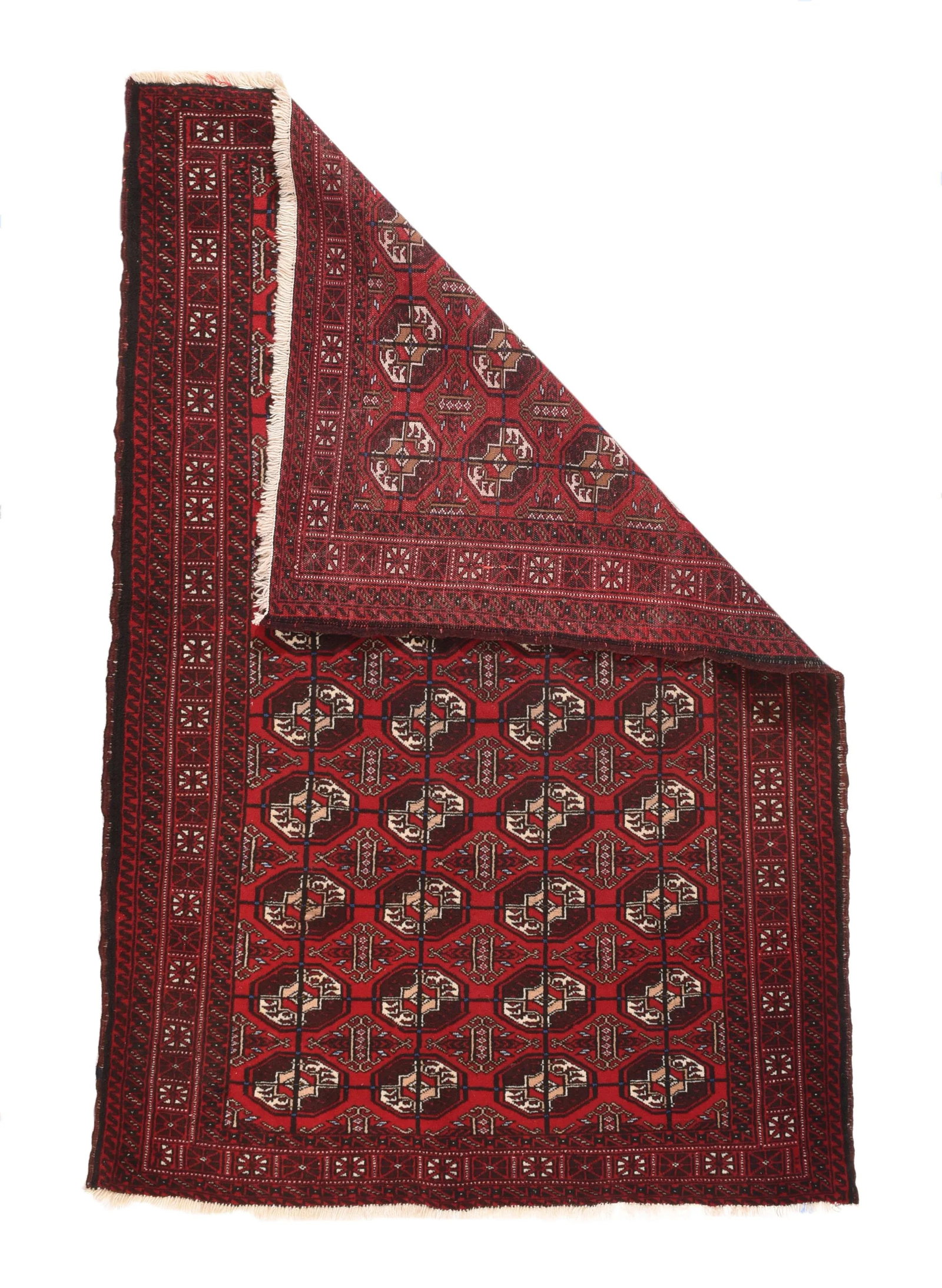 Semi-Antique Persian Bokara Rug- 4"² × 5"²10"³ - 3