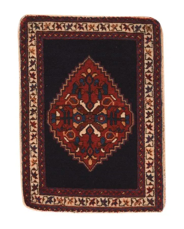 Fine Antique Persian Afshar Rug-1"²7"³ × 2"²2"³ - 5