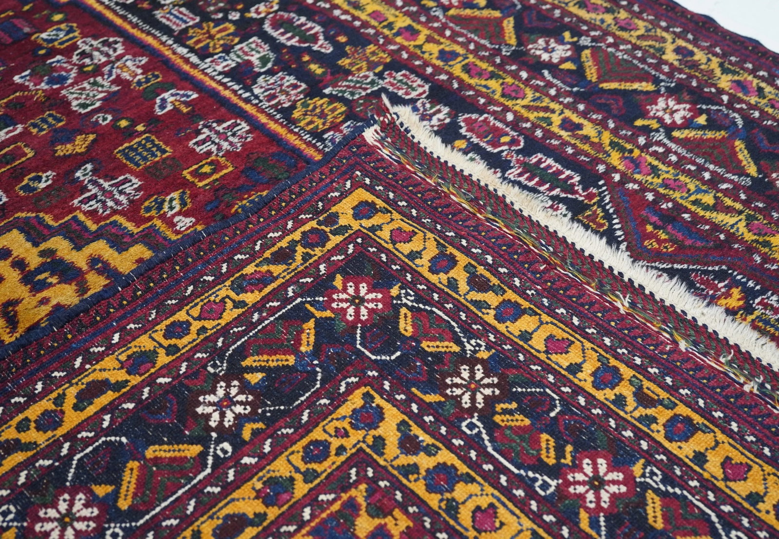 Antique Afshar Persian Rug-5"²3"³ × 7"²7"³ - 11