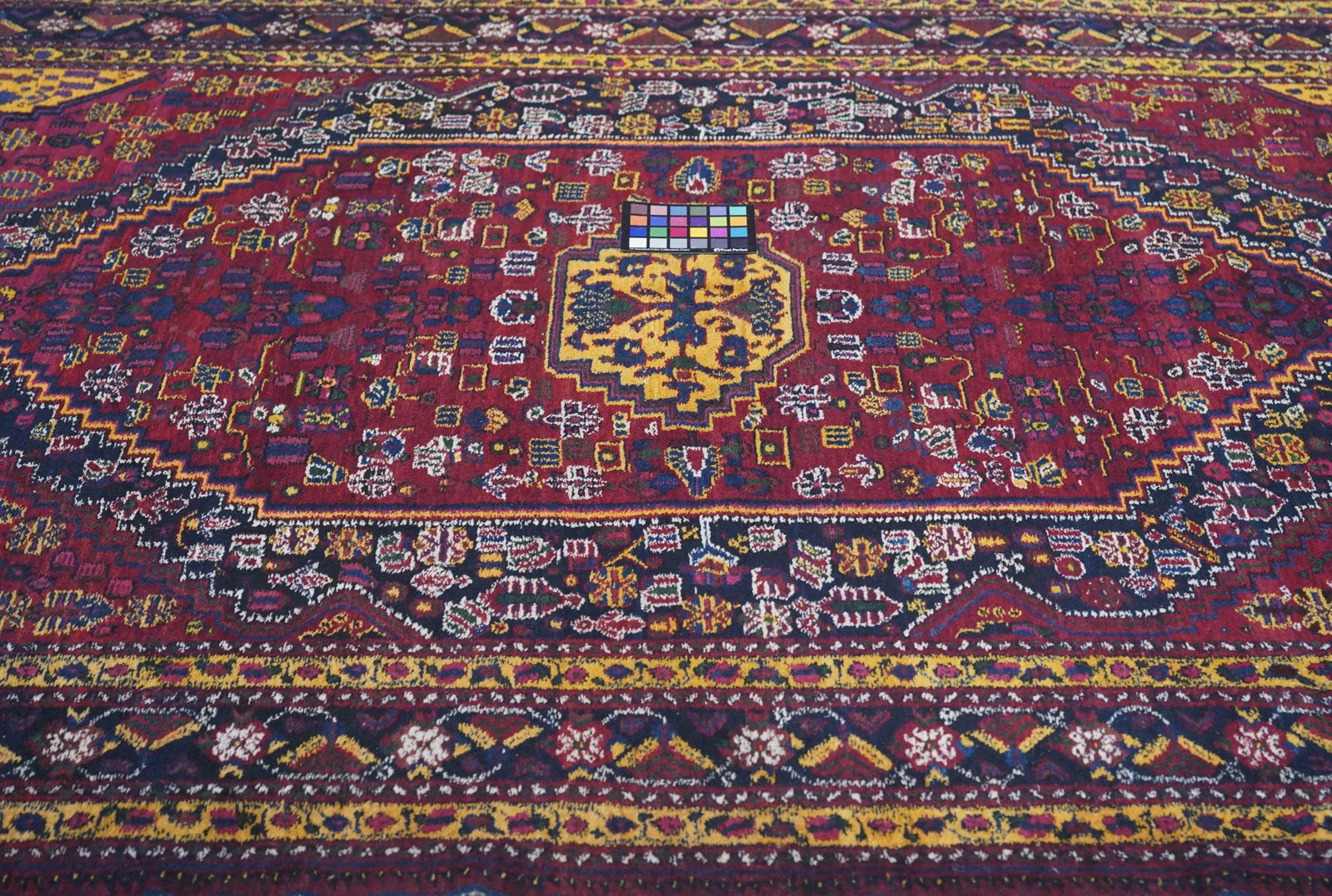 Antique Afshar Persian Rug-5"²3"³ × 7"²7"³ - 9