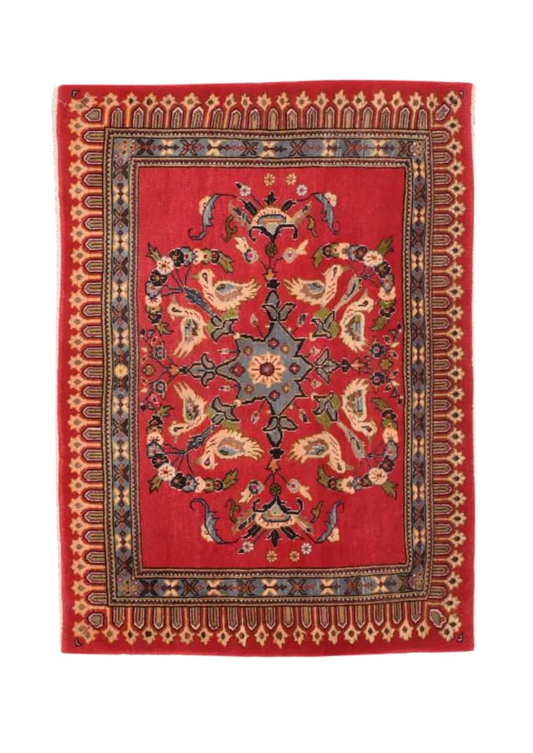 Vintage Persian Kashan Rug 2'2'' X 3'0" (1 of 5)