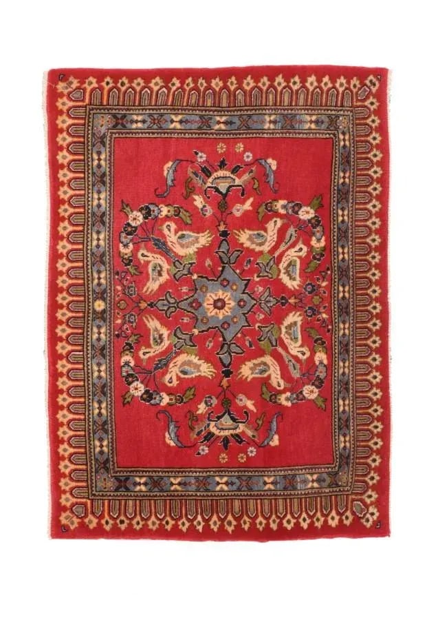 Vintage Persian Kashan Rug 2'2'' X 3'0" - 5