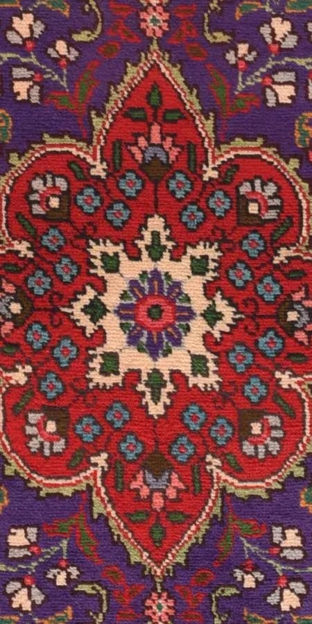Vintage Tabriz Rug 3'2'' X 5'3'' - 4